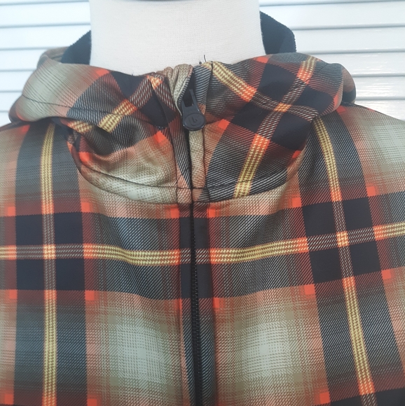 Burton dryride logan plaid fitted hoodie jacket XS - Picture 5 of 8